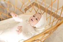 Load image into Gallery viewer, Pointelle Flowers-Chalk White Girls Layette set
