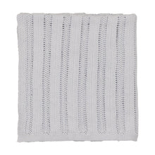 Load image into Gallery viewer, Pointelle with knit collar layette set - crisp blue
