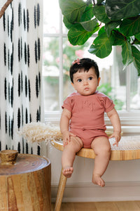 Posh print ensemble - mauve