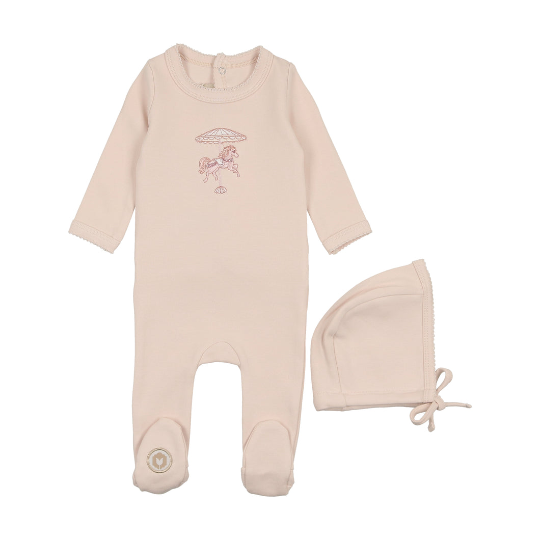 Prancing pony gift set - Barely pink