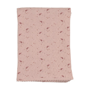 Pretty petals layette set - pearly pink