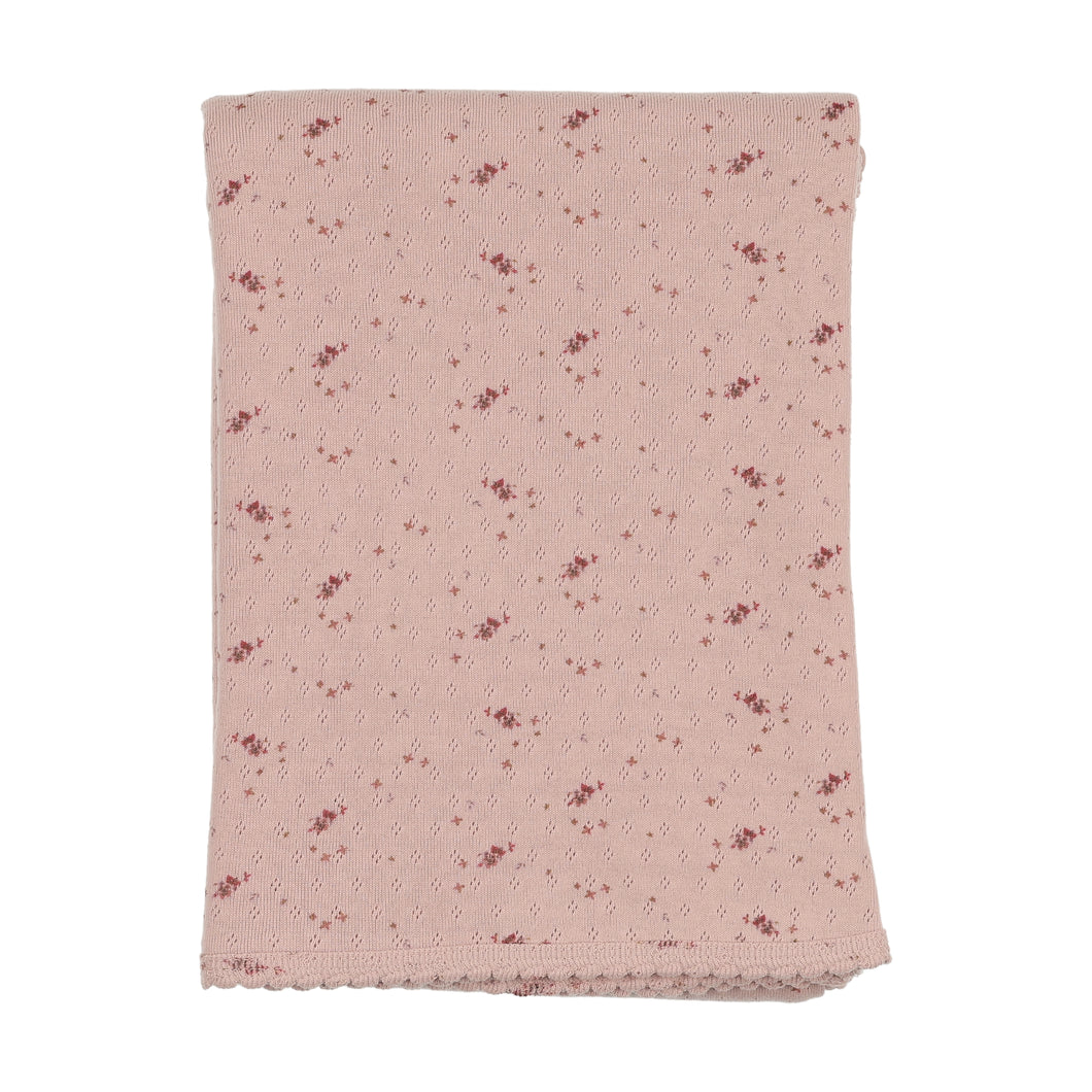 Pretty petals layette set - pearly pink