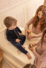 Load image into Gallery viewer, Prim trim velour loungewear - Captain blue
