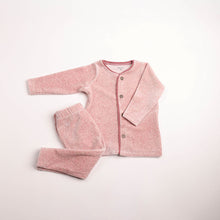 Load image into Gallery viewer, Prim trim velour loungewear - Old rose
