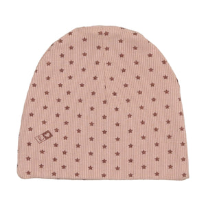 Ribbed star layette set - pink/rose