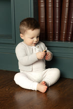Load image into Gallery viewer, Little dot romper - vapor grey
