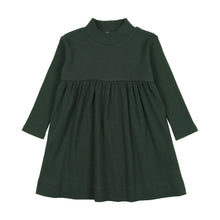 Load image into Gallery viewer, Rib mockneck dress - green
