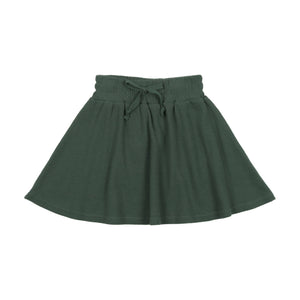 Ribbed skirt - green