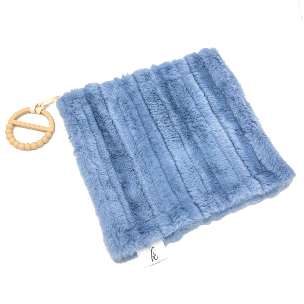 Wave denim security blanket