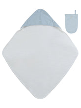 Load image into Gallery viewer, Little crown towel + mit set - Blue

