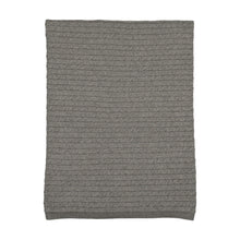 Load image into Gallery viewer, Soft cable knit outfit layette set - charcoal
