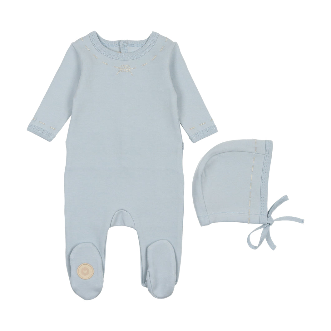 Soft stitches boys gift set - niagara blue