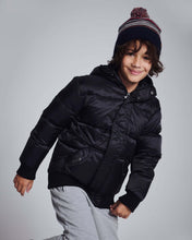 Load image into Gallery viewer, Black puffy coat - Black
