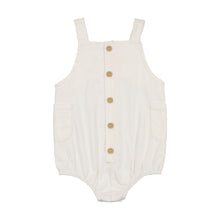 Load image into Gallery viewer, Summer glory boys romper - ivory and taupe
