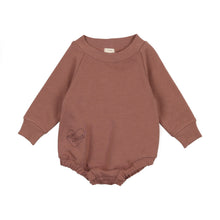 Load image into Gallery viewer, Sweatshirt romper - mulberry

