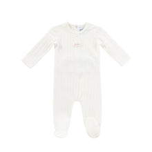 Load image into Gallery viewer, Pointelle footie and bonnet - Blush
