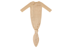 Rib velour knotted 3 pc set - Stone