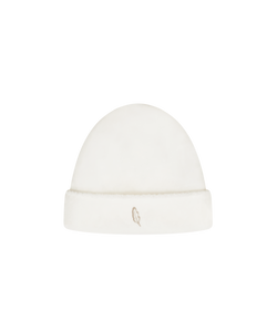 Leaf footie and beanie - Cocoa
