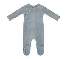 Load image into Gallery viewer, Rib wrap layette set - Blue TD2819
