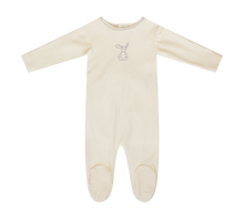 Load image into Gallery viewer, Bunny footie and beanie - Blue TD2825
