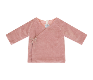 Chenille jacket and bonnet - Pink