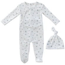Load image into Gallery viewer, Lil blooms layette set - White/Blue
