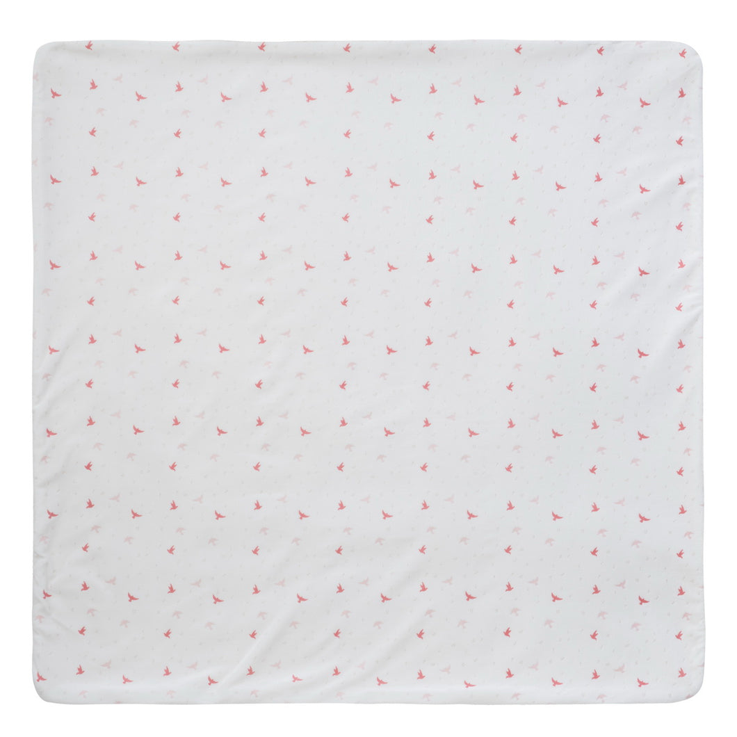 Songbird layette set - White/pink