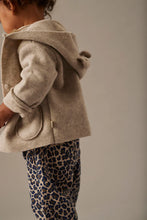 Load image into Gallery viewer, Soft mélange bamboo baby coat - Stone
