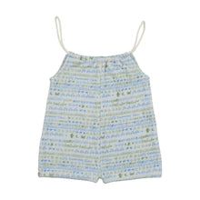 Load image into Gallery viewer, Terry Scribble Romper-Sky
