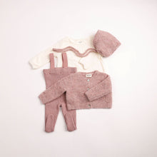 Load image into Gallery viewer, Textured wool ensemble - Old rose
