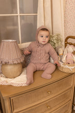 Load image into Gallery viewer, Textured wool ensemble - Old rose
