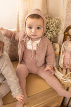 Load image into Gallery viewer, Textured wool ensemble - Old rose
