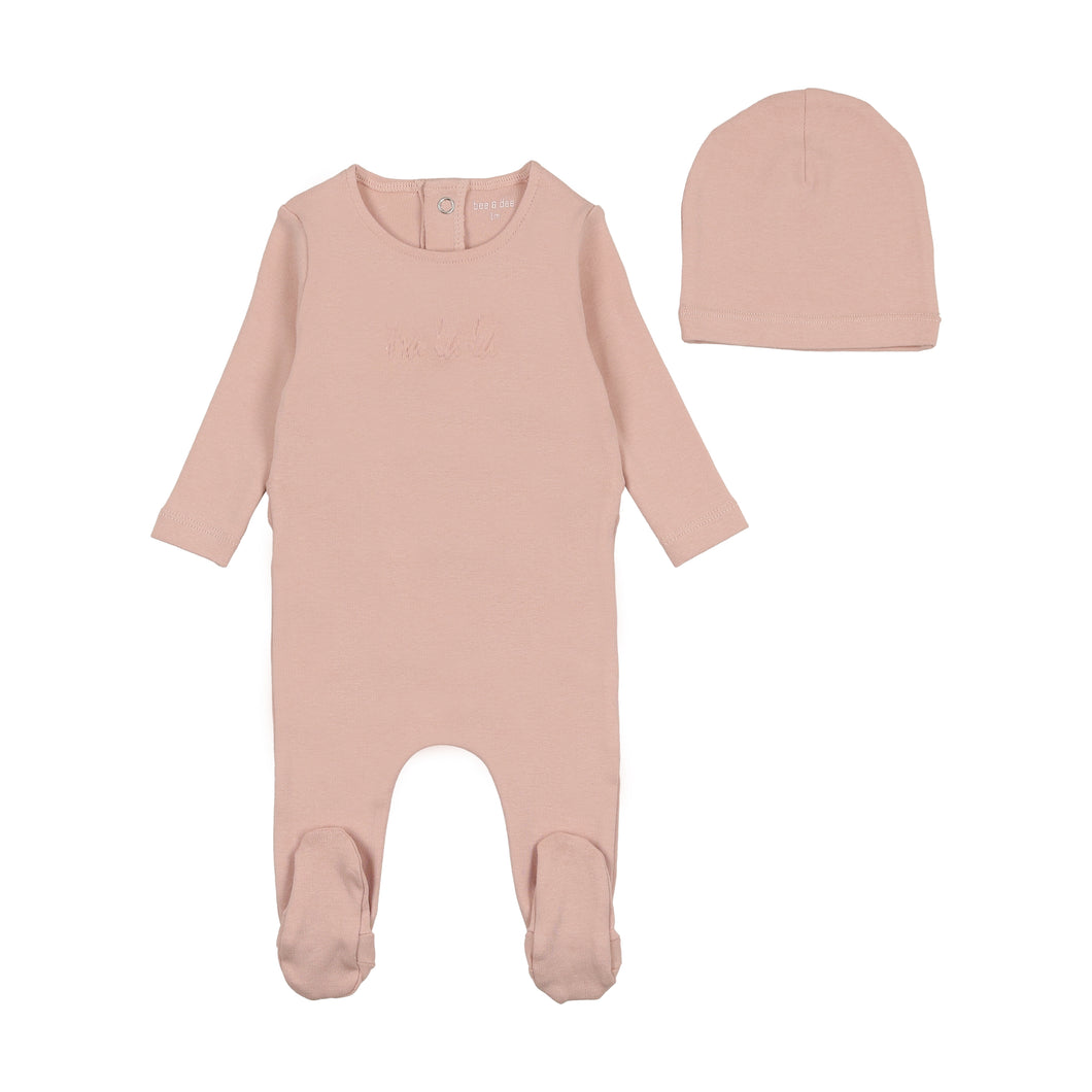 Tralala footie and beanie - caramel