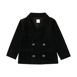Velvet blazer - Black