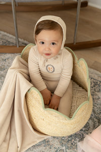 Vintage frame layette set - French chateau