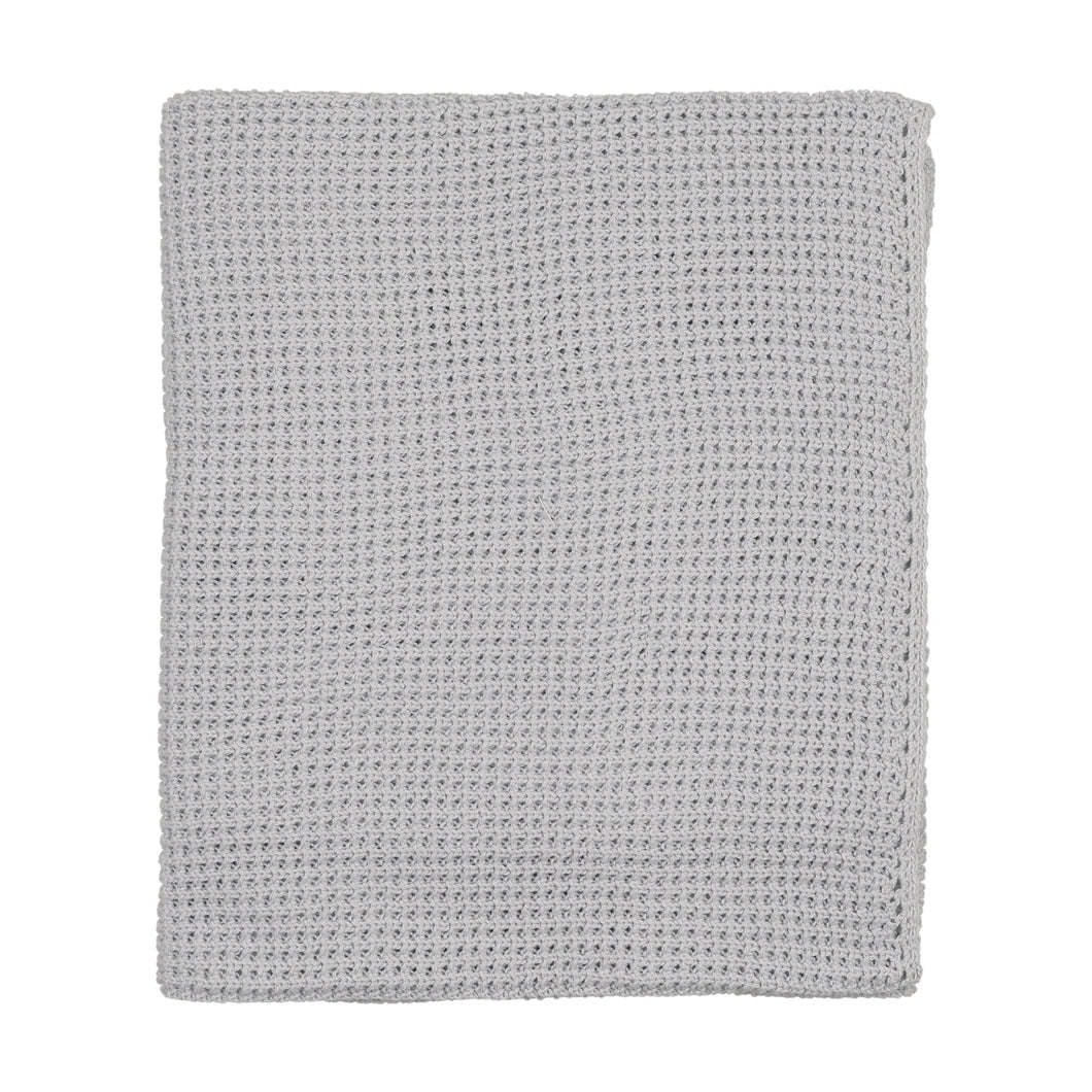 Waffle ensemble layette set - crisp blue