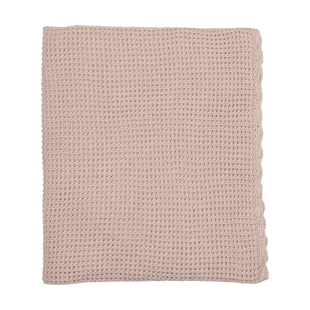 Waffle ensemble layette set - wisteria