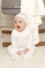 Load image into Gallery viewer, Watercolor Bib-White Girls Layette set
