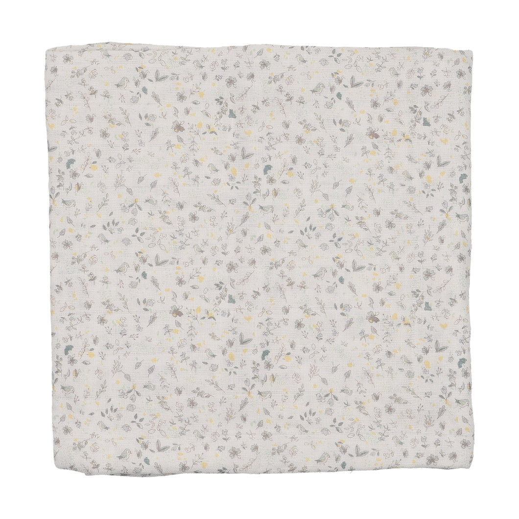 Whimsical bloom collar layette set - fortress