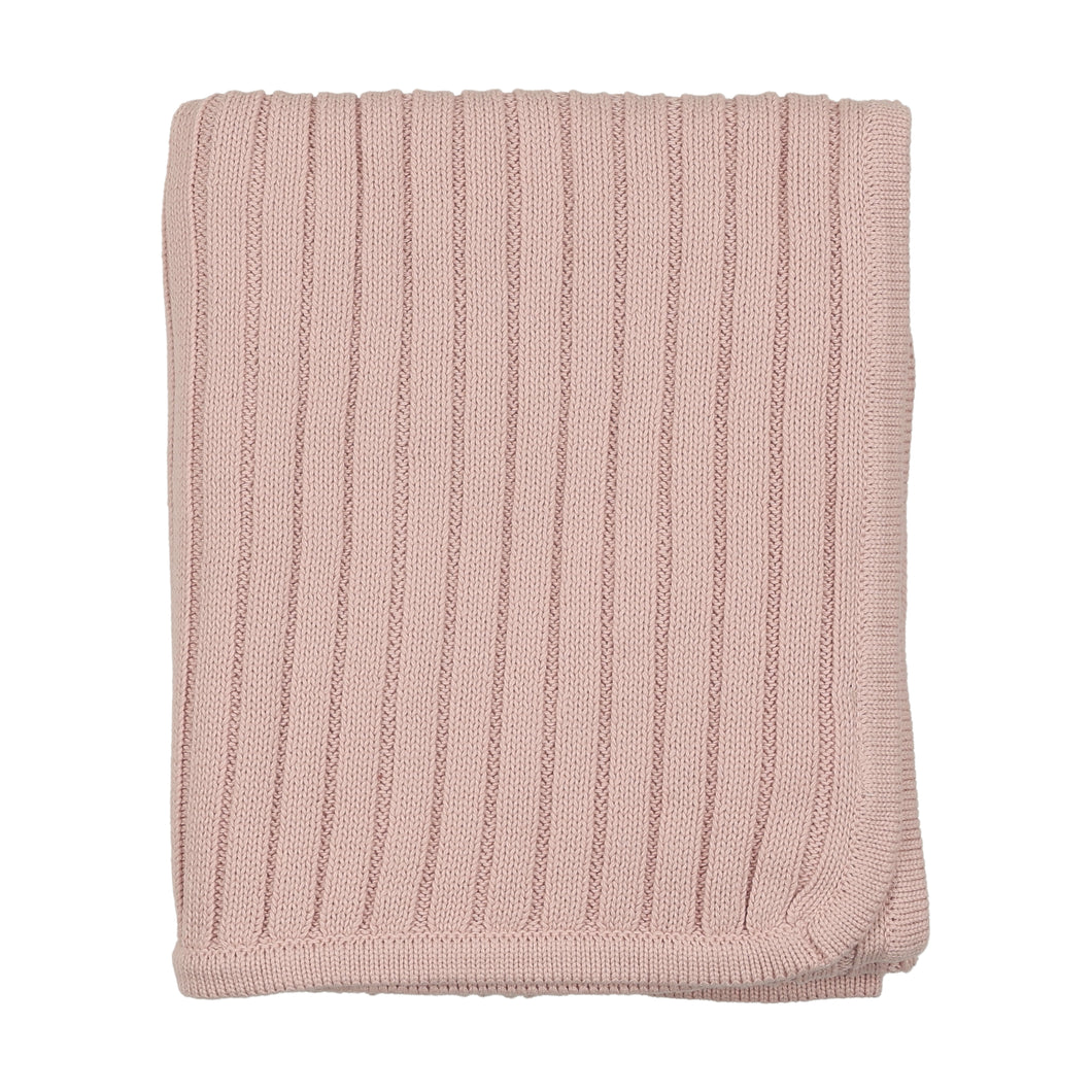 Whimsical bloom blanket - dusty pink