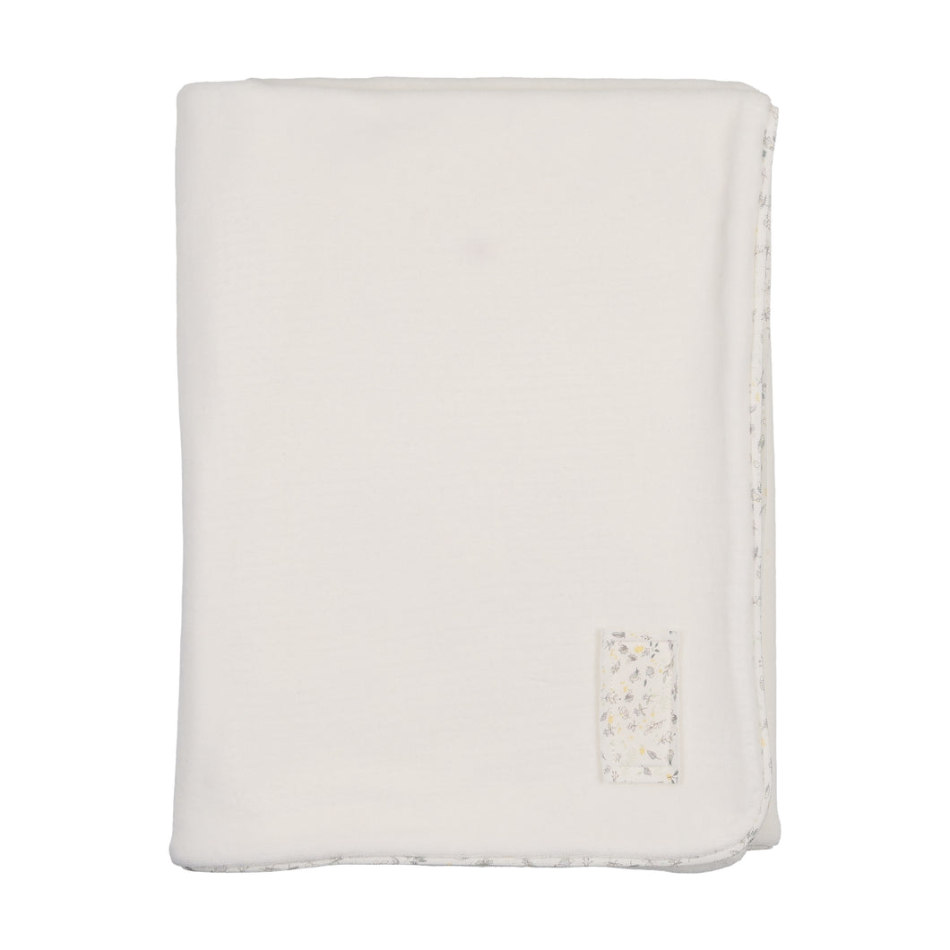 Whimsical bloom patch layette set - Chalk white boys