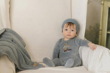 Load image into Gallery viewer, Winter sledder layette set - Stone blue
