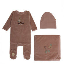 Load image into Gallery viewer, Winter sledder layette set - Mauve
