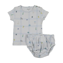Load image into Gallery viewer, Summer Plaid Short Set-Crisp Blue
