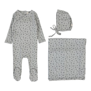 Bud layette set - Light blue