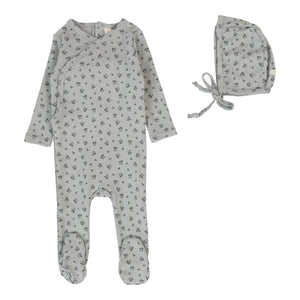Bud footie set - Light blue
