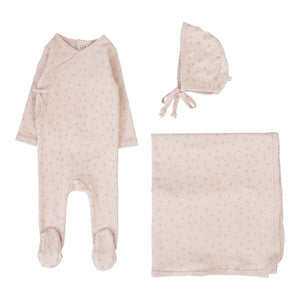 Bud layette set - Soft pink