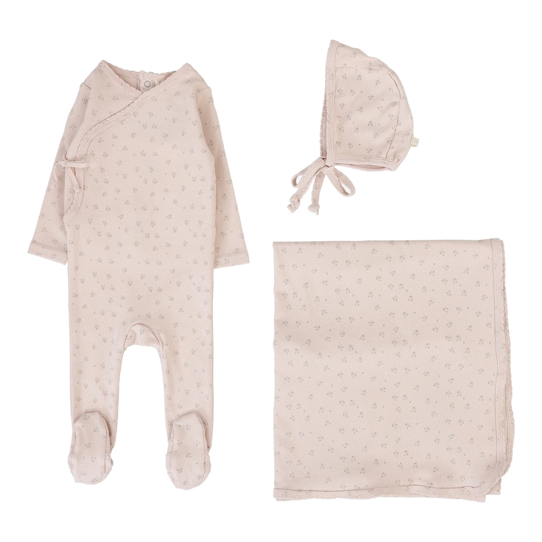 Bud layette set - Soft pink