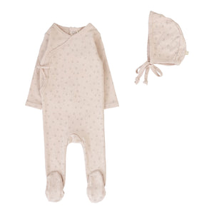 Bud footie set - Soft pink