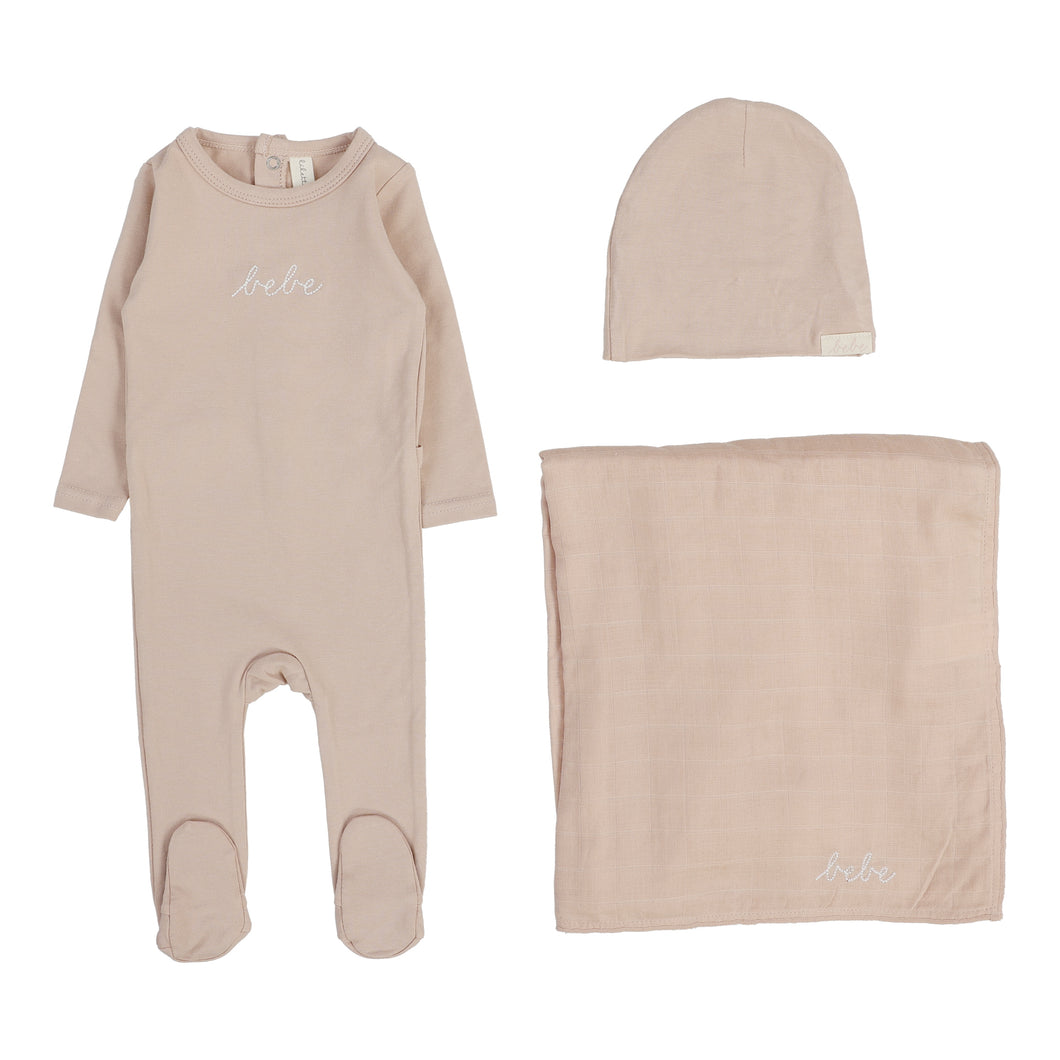 Take me home bebe layette set - Dusty pink